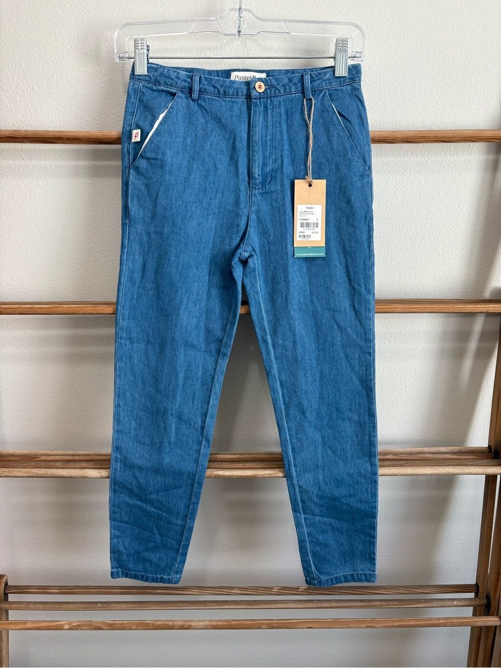 Pastel weekday long pants | chambray color | size 8 | NWT